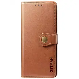 Шкіряний чохол-книжка GETMAN Gallant (PU) для Samsung Galaxy A14 4G/5G Коричневий