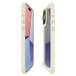 Прозорий чохол Spigen Ultra Hybrid Mute Beige для iPhone 15 Pro (ACS06712) - мініатюра 4
