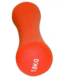 Гантель неопренова PowerPlay 4126 Spartacus 2*1.5 кг Помаранчеві 2 шт (PP_4126_1.5kg_2in) - мініатюра 4