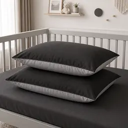 Дитяча постільна білизна MIRSON BABY фланель Black/Marengo 110х160см (2200012799673) - мініатюра 7
