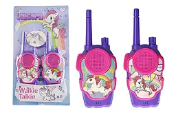 Іграшкові дитячі рації Єдиноріг Unicorn Walkie Talkie SK35-18 розмір іграшки 17х7см