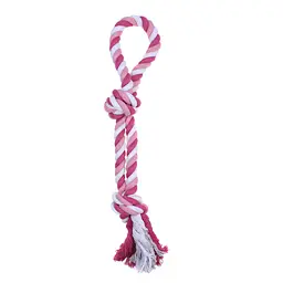 Іграшка для собак Misoko&Co Мотузкова петля. pink. 40 cm