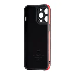 Чохол Jinduka Leather Protected Camera iPhone 14 Pro Max Red - мініатюра 3