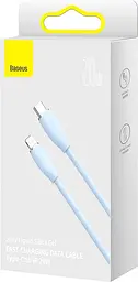Кабель Baseus Jelly Liquid Silica Gel Fast Charging Cable Type-C to Lightning 20W 1.2m CAGD020003 Blue - мініатюра 3