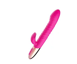 Вібратор-кролик B - Series Magic Rechargeable Thrusting, 19 см (рожевий) - мініатюра 2