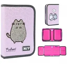 Пенал жорсткий Yes одинарний із двома клапанами HP-04 Pusheen Delicacy