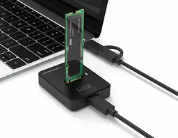 Док-станція XON MemoryDock M.2 NGFF SATA USB 3.1 Type-C Чорний (XMD1C13NG1PB 6426) - мініатюра 2