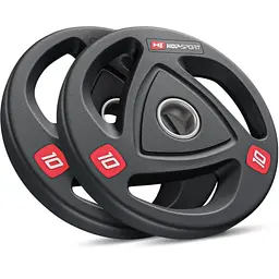 Набір дисків олімпійських Hop-Sport 2 х 10кг - мініатюра 1