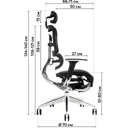 Офісне крісло GT Racer X-801L (W-82), червоне (X-801L Red (W-82)) - мініатюра 10