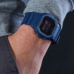 Протиударні годинники чоловічі наручні оригінальні Casio G-Shock DW-5600BBM-2ER з полімерним ремінцем - мініатюра 7
