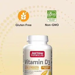 Вітамін D3 Jarrow Formulas 62.5 мкг 2500 МО 100 капсул - мініатюра 4