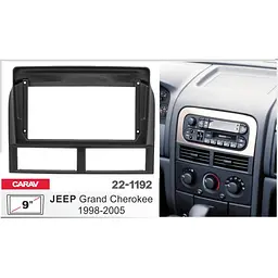Перехідна рамка Jeep Grand Cherokee Carav 22-1192 - мініатюра 2
