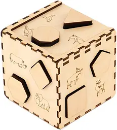 Кубик-сортер GoodPlay CUB-4-003 Різнокольоровий shop (4820276870833) - мініатюра 2