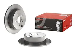 Диск гальмівний невентильований Subaru Forester IV, Impreza, XV 1-2 11-25р Brembo (08.C661.11) - мініатюра 2
