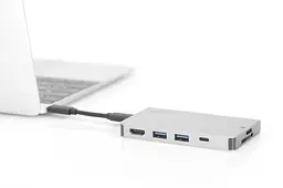 Digitus Док-станція Travel USB-C, 6 Port - мініатюра 3