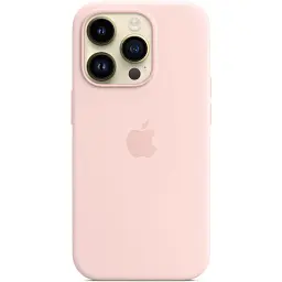 Чохол-накладка Apple Silicone Case with MagSafe для Apple iPhone 14 Pro Chalk Pink (MPTH3) - мініатюра 2