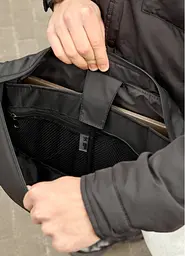 Чоловіча cумка-бананка під ноутбук Sambag Urban Laptop 46 × 26 см (51411064m) - мініатюра 10