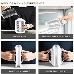 Силіконова форма для льоду на 17 кульок ICE CUBE TRAY - мініатюра 3