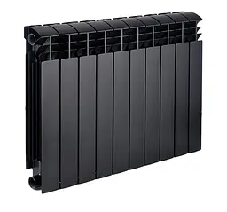 Радіатор біметалічний Koer 100 Bimetal-500 ULTRA BLACK (KR5132)