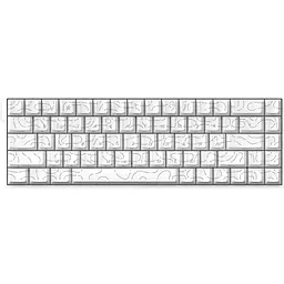 Клавіатура Ajazz AK680 V2 Ice Island Magnetic Switch White (AK680-V2-I-S-W) [175692] - мініатюра 4