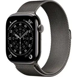 Смарт-годинник Apple Watch Series 11 GPS + Cellular 46mm Slate Titanium Case with Slate Milanese Loop M/L (MFD44) [151113]