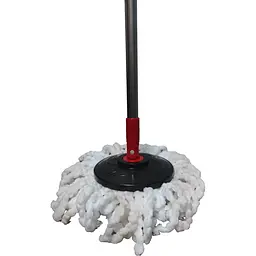 Набір для прибирання Zambak Plastik Spin Mop відро з педаллю та швабра 14 л (ZP-356) - мініатюра 6