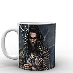 Кухоль GeekLand Аквамен Aquaman & superman AQ.02.006 330 мл білий - мініатюра 2
