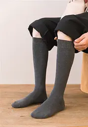 Гольфы мужские махровые темно-серые One Size 3642 - миниатюра 5