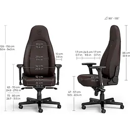 Геймерське крісло Noblechairs ICON Java Edition (NBL-ICN-PU-JED) [165689] - мініатюра 10