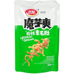 Снек конжак Weilong Sour & Hot кисло острый 252 г