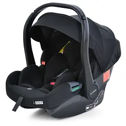 Дитяче автокрісло Melange Jet Black i-SIZE R129 для росту дитини 40-87 см чорне (ME 1186)
