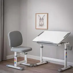 Комплект меблів Evo-kids Evo-06 Plus Grey: стіл+стілець (Evo-06 Plus G) - мініатюра 4