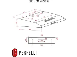 Витяжка Perfelli CLIO 6DM MARRONE - мініатюра 7
