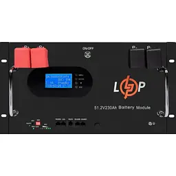 Акумулятор LogicPower LiFePO4 51,2V - 230 Ah (11776Wh) (Smart BMS 200A) з LCD RM AB - мініатюра 3