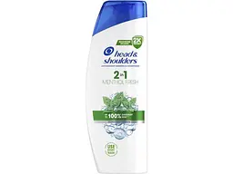 Шампунь-бальзам HEAD & SHOULDERS 625мл проти лупи та бальзам-ополіскувач 2в1 Свіжість ментолу