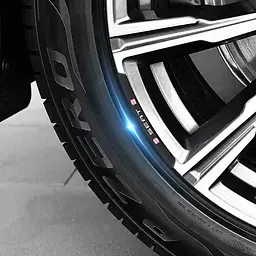 Емблема обода колеса Seat 4 шт Алюміній наклейка на диски на скотчі Чорні - мініатюра 3