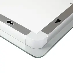 Дзеркало Qtap Mideya 1000x700 з LED-підсвічуванням Touch, з антизапотіванням, з годинником, диммером яскравості QT2078NCF10070W - мініатюра 9