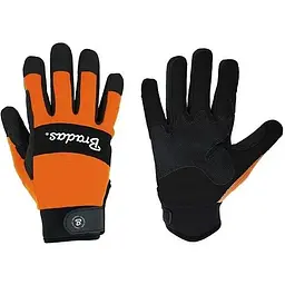 Рукавички робочі Bradas TECH BLACK розмір 8 RWTBC8