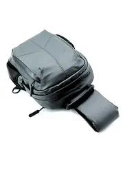 Сумка-слінг 33 x 20 x 10 см Weatro Сіра ssch-kit-0063 (ssch-kit-0063) - мініатюра 4