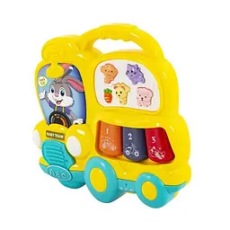 Дитяча музична іграшка "Веселий автобус" 8633(Yellow) - мініатюра 2
