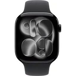 Смарт-годинник Apple Watch Series 11 GPS 46mm Jet Black Aluminum Case with Black Sport Band M/L (MEUX4) Б/В [161499] - мініатюра 2