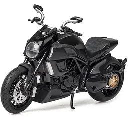 Колекційна масштабна модель мотоцикла TK Group Ducati Diavel Carbon зі світлом, звуком та амортизацією 1:12 - мініатюра 3