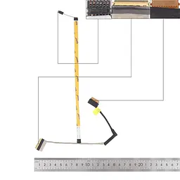 Шлейф матриці для HP 15-DW 15S-DR 15S-DU series, (eDP 40pin, GPT52, LA-K201P, DC02C00QK00)