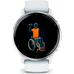 Смарт-годинник Garmin Venu 3 Silver Stainless Steel Bezel with Whitestone Case and Silicone Band [010-02784-00] [104897] - мініатюра 3