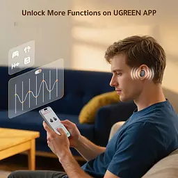 Навушники UGREEN WS220 Dots white (UGR-75627) - мініатюра 5