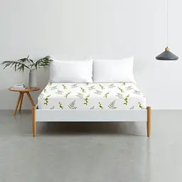 Простирадло Cosas на резинці 90x190x25 green foliage, зелений (FoliageGreen_90x190x25) - мініатюра 3
