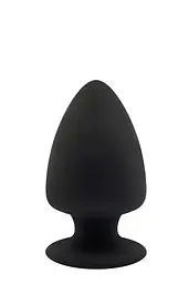 Анальна пробка Cheeky Love Premium Silicone Plug M 11 см (чорний) - мініатюра 2