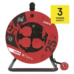 Мережевий подовжувач EMOS P19625, 25m, 2.5mm2 (P19625) - мініатюра 6