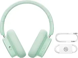 Бездротові навушники Baseus Bowie H1i Noise-Cancellation Wireless Headphones A00050402633-00 Green - мініатюра 5