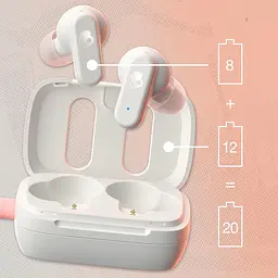 Навушники SkullCandy DIME 3 Bone/Orange Glow (S2DCW-R951) - мініатюра 3